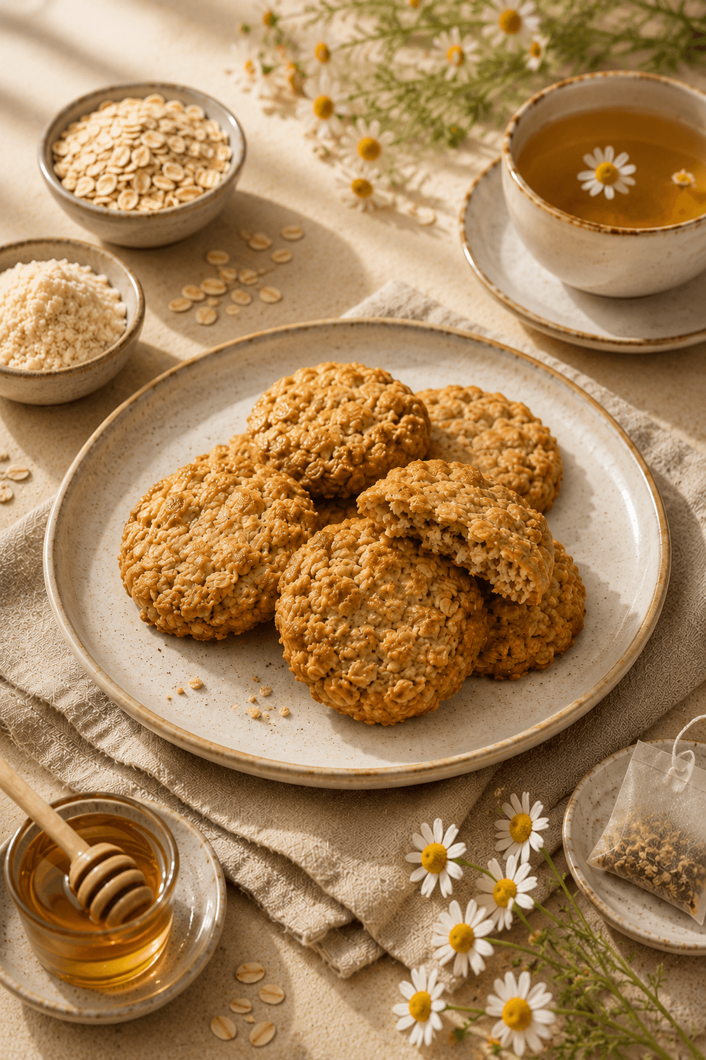 Chamomile & Oat Evening Biscuits