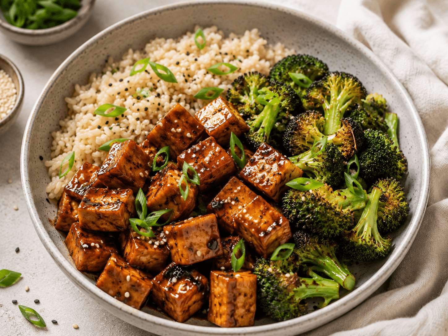 Ginger Chicken & Brown Rice Bowl