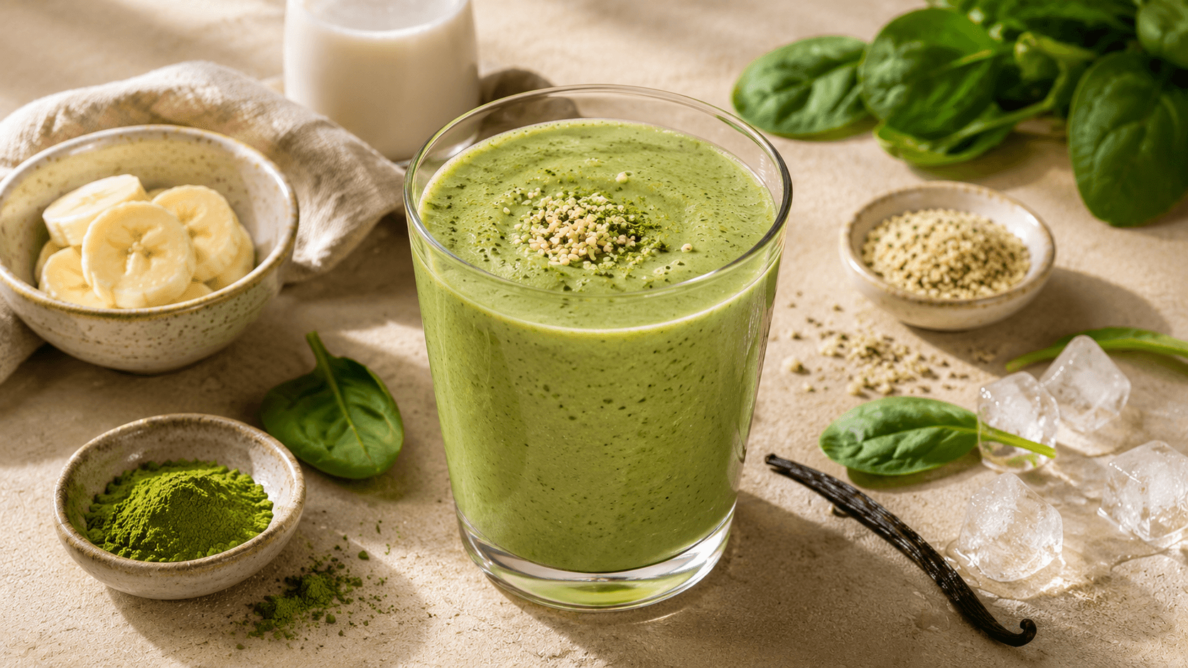 Green Protein Matcha Smoothie