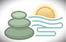 Daily calming habits icon