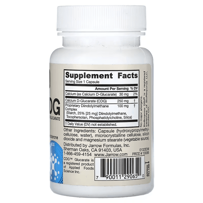 Jarrow Formulas, DIM + CDG, 30 Veggie Capsules thumbnail 2