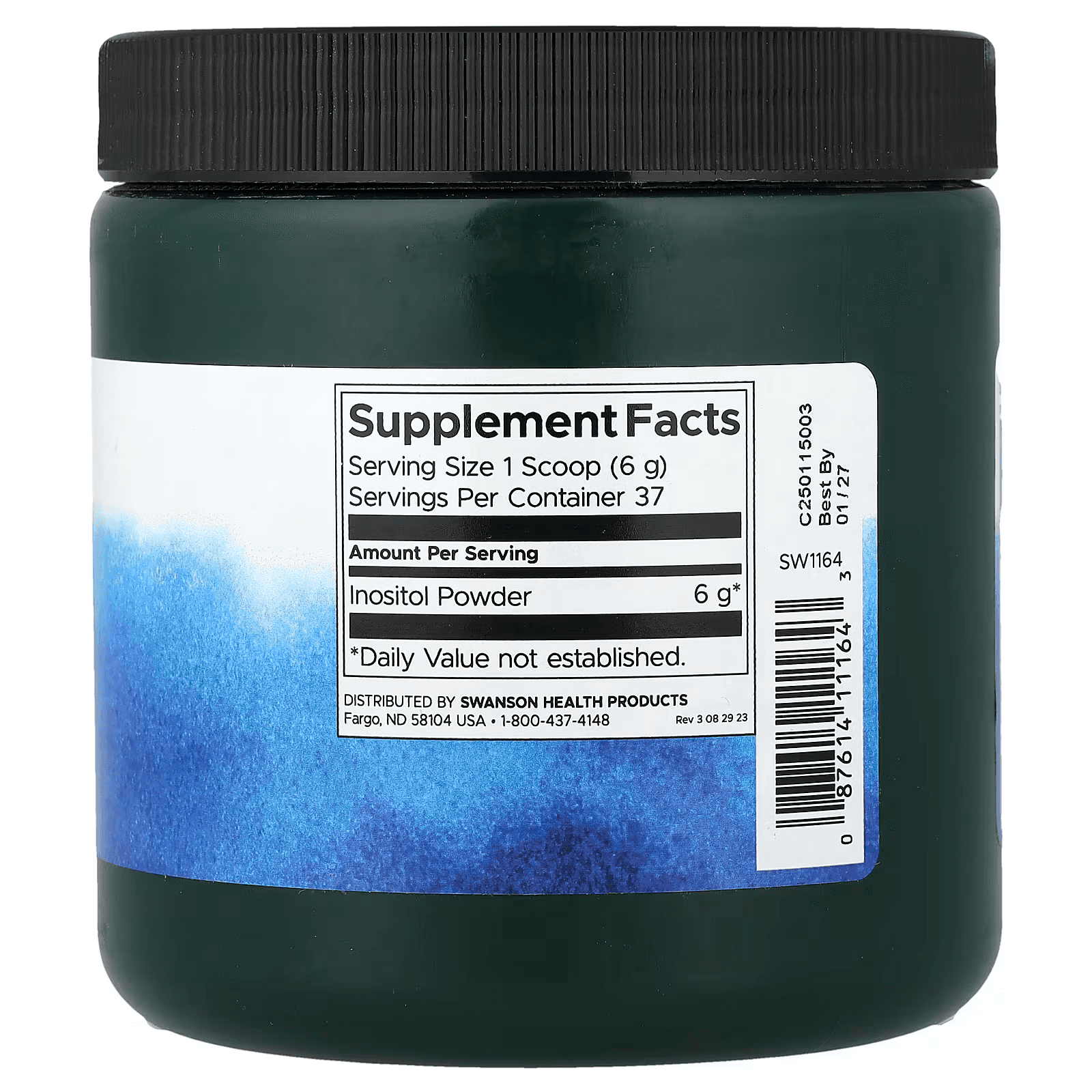 Swanson Vitamins, Inositol Powder, 8 oz (227 g) thumbnail 2