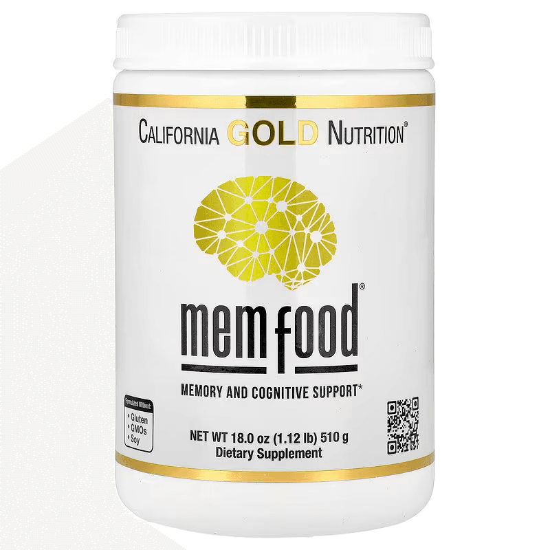 California Gold Nutrition, MEM Food®, Memory & Cognitive Support, 1.12 lb (510 g)
